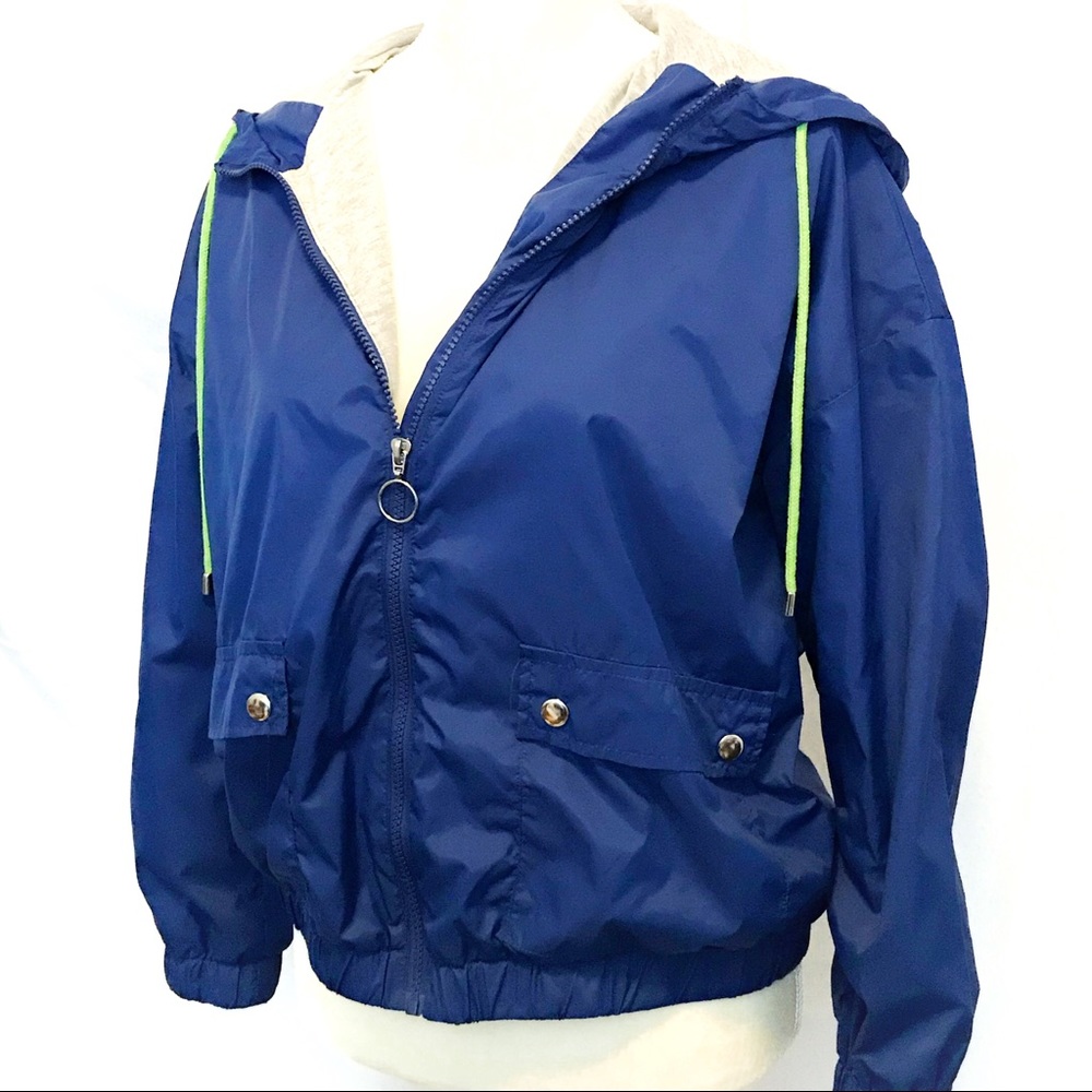 New with tags Olive + Oak windbreaker jacket vsco - Picture 2 of 4